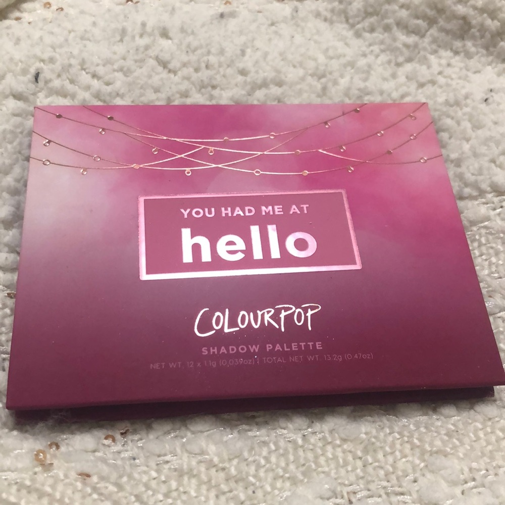 Colourpop You Had Me At Hello eyeshadow palette